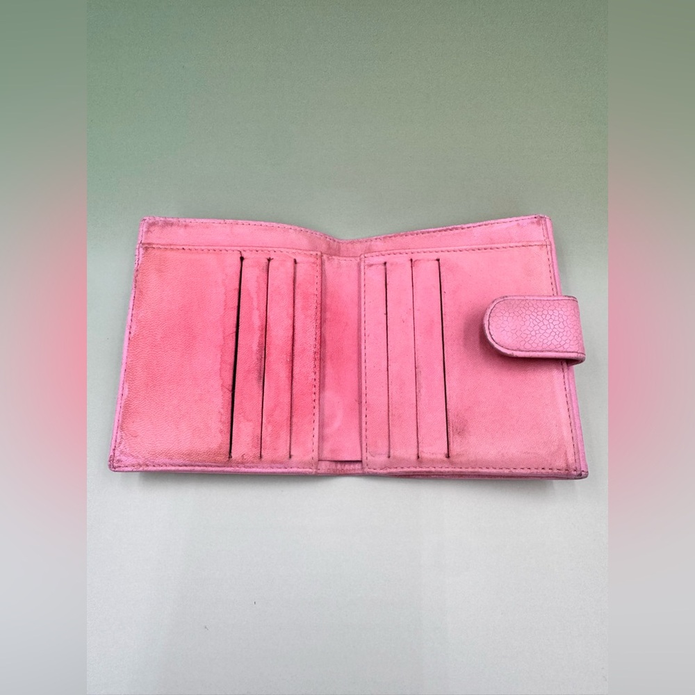 Chanel Pink Caviar Leather Bifold Wallet - Picture 5 of 8